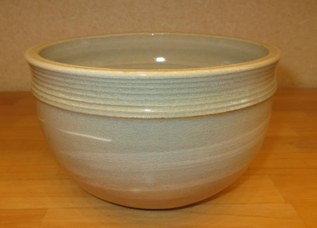 送料込【逢絢亭】茶道具 建水 萩焼 口糸目 裏千家好 １２代 田原陶兵衛