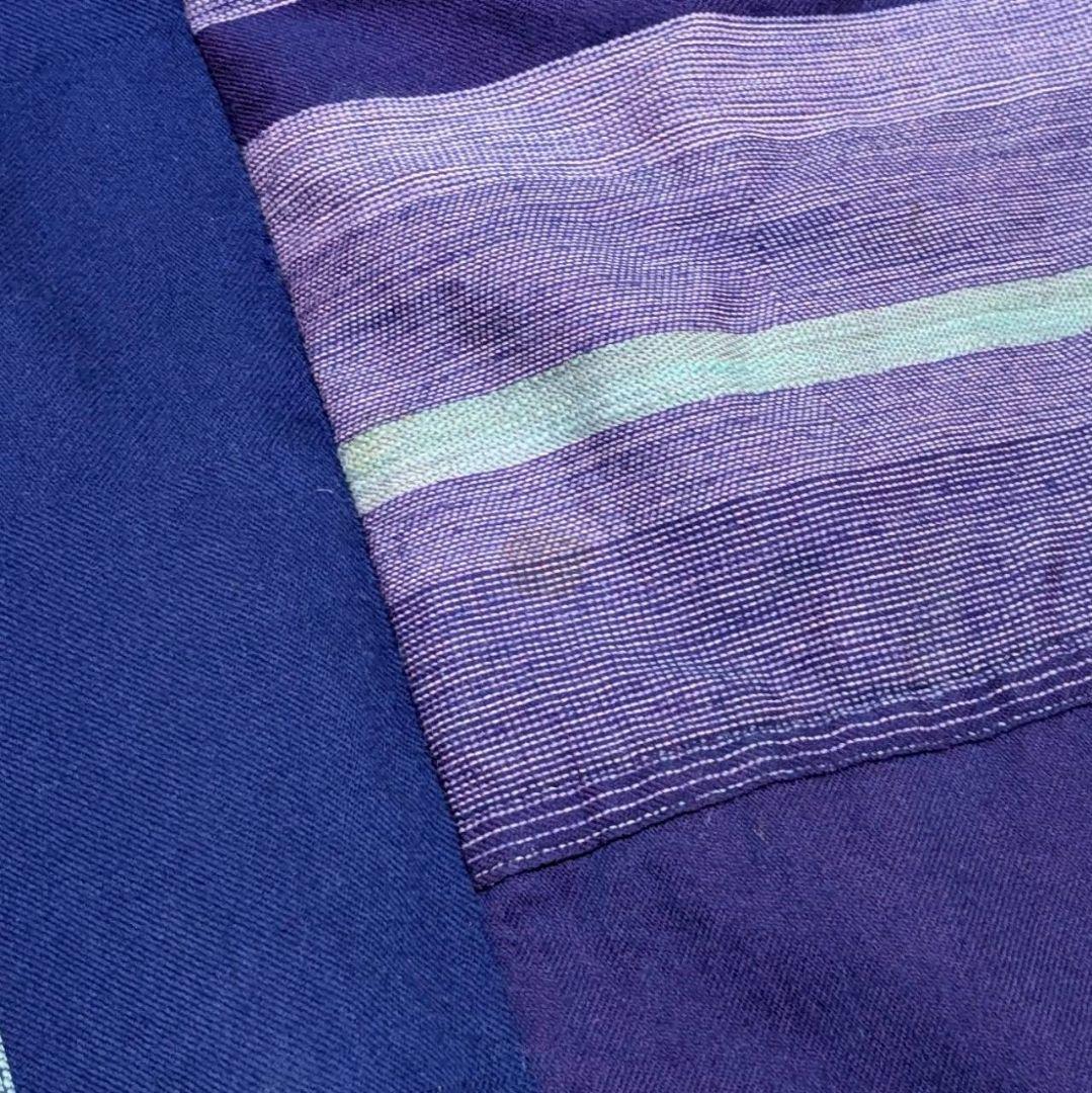 洗える タマキニイメ タルンパンツ ロング ブルー フリーサイズ