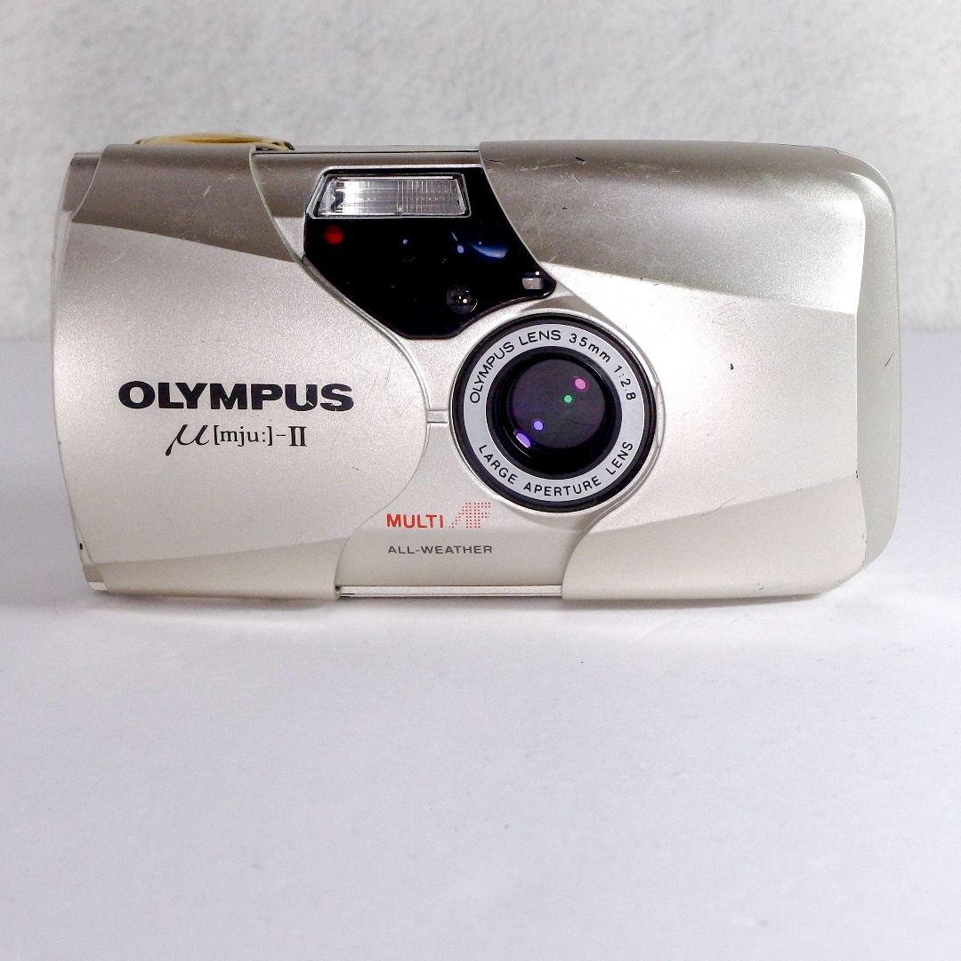 完動実用品 オリンパス OLYMPUS μ- II 35mm f2.8 シルバー