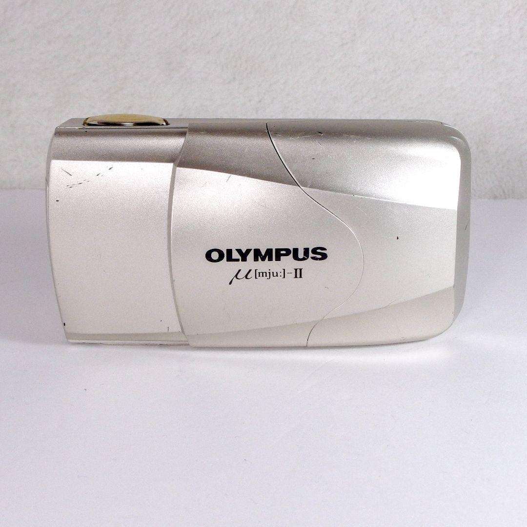 完動実用品 オリンパス OLYMPUS μ- II 35mm f2.8 シルバー