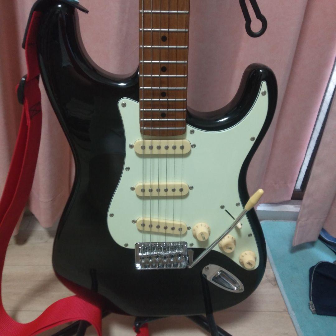 福田Nせん専用　バッカス　BST-1-RSM/M BLK 黒　ストラトキャスター