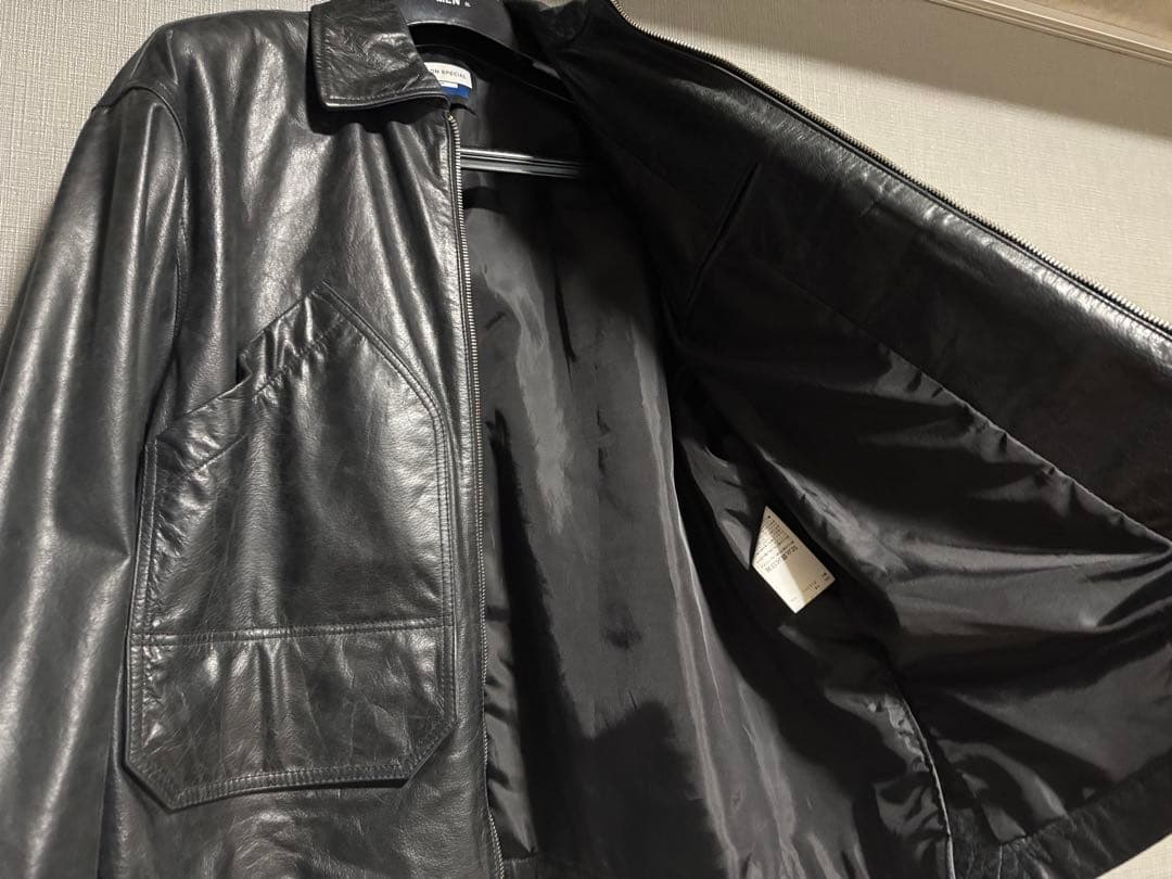 メゾンスペシャル　バッファローレザープライムオーバーシングルライダース