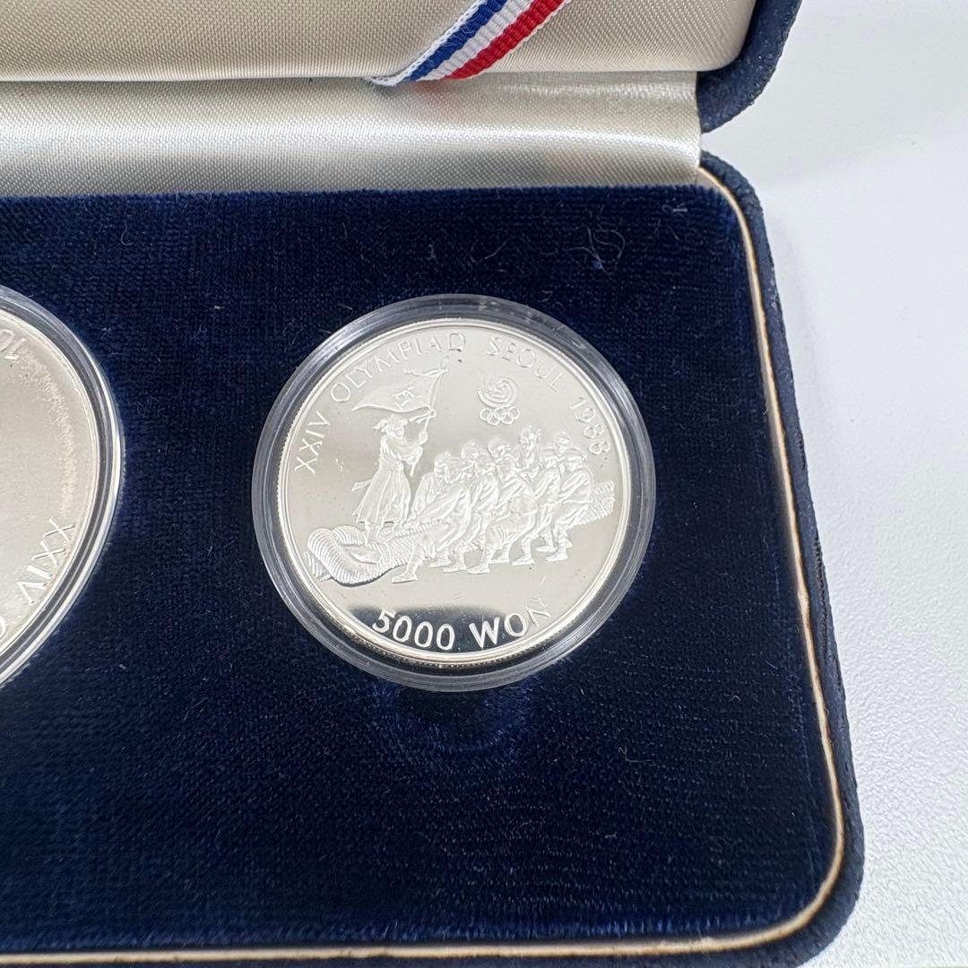 1988年ソウルオリンピック記念銀貨セット SV 925