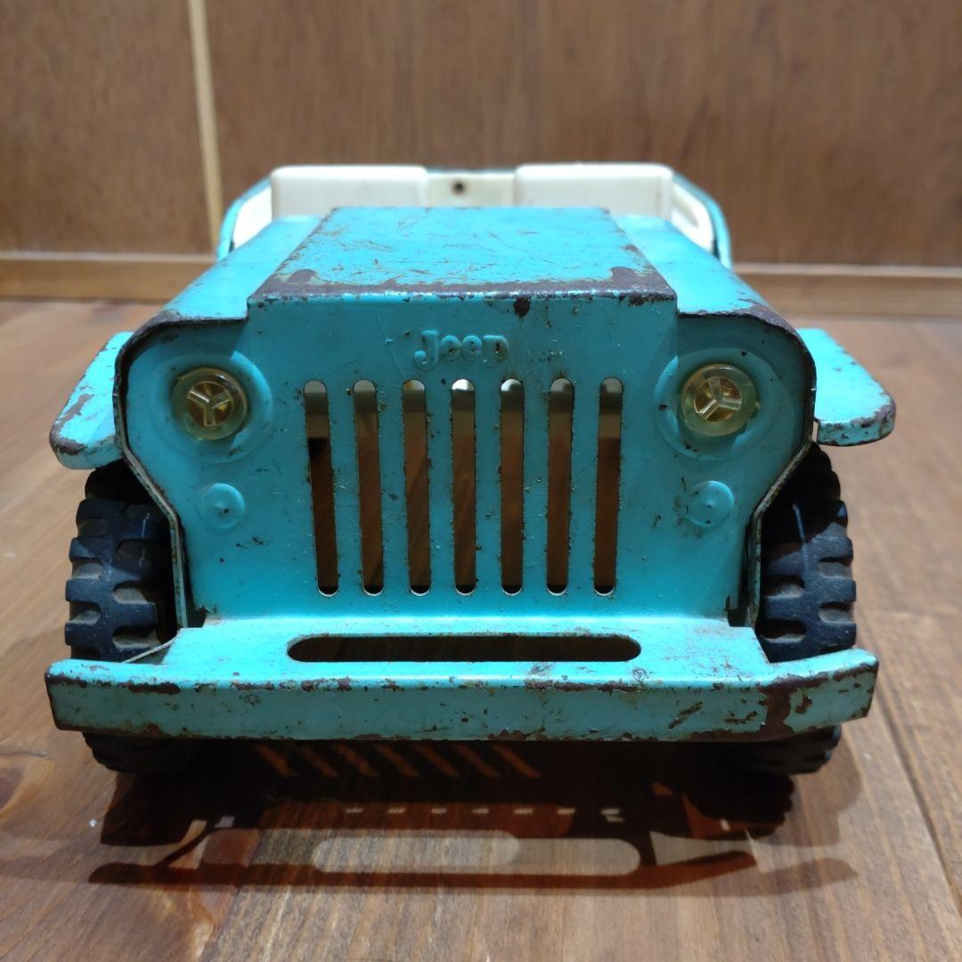 USA製 ビンテージブリキ Tonka トンカ Jeep 車 おもちゃ オールド