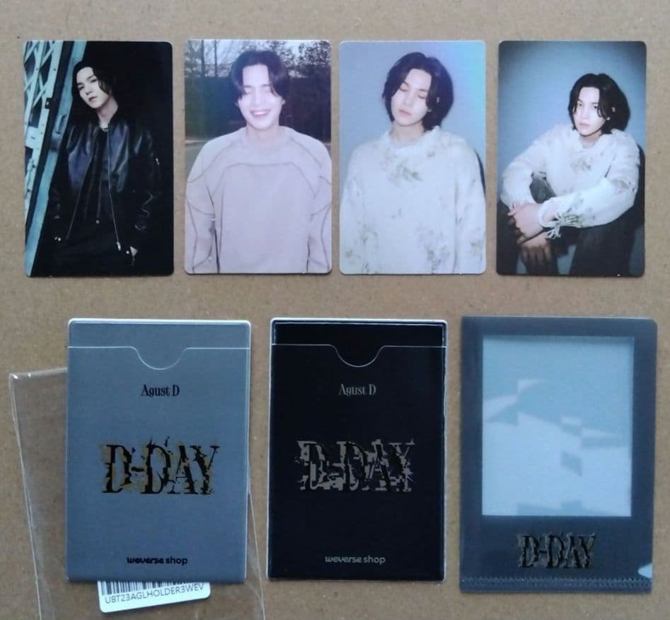 BTS SUGA Agust D D-DAY アーリーバードトレカコンプ