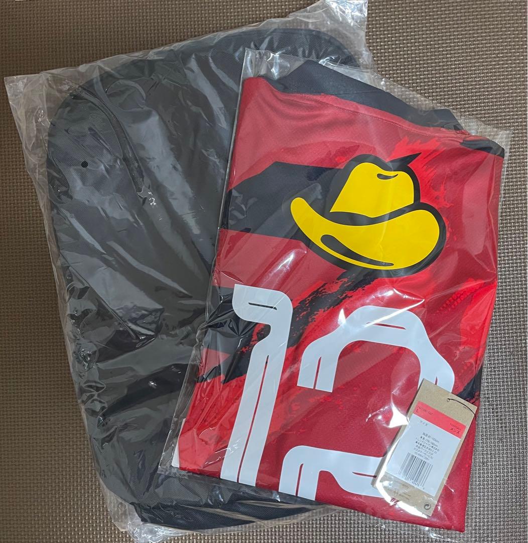 鹿島アントラーズ 2025年 レプリカユニフォームLサイズ、12番&リュック