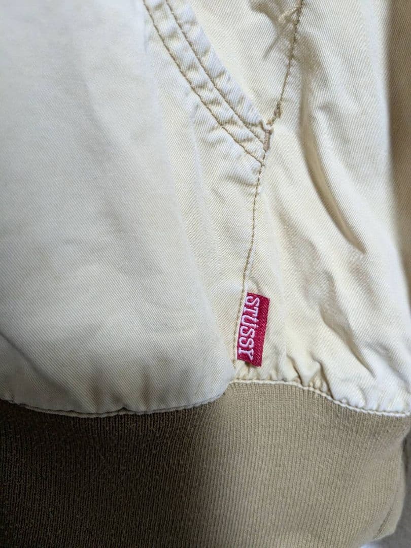 OLD STUSSY アクティブジャケット フェード ダメージ 古着