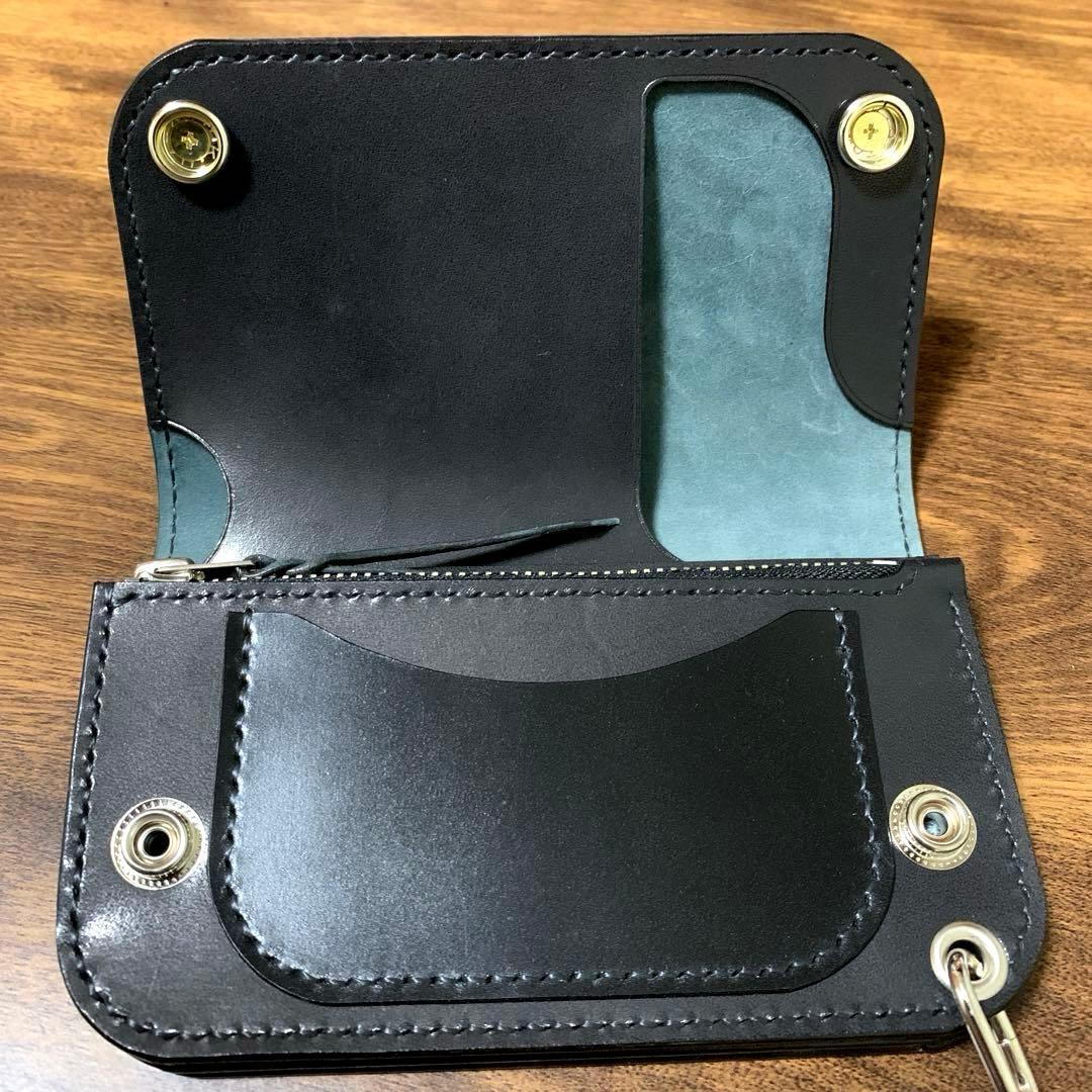 トラッカーウォレット　コードバン×栃木サドル　⭐︎CA008