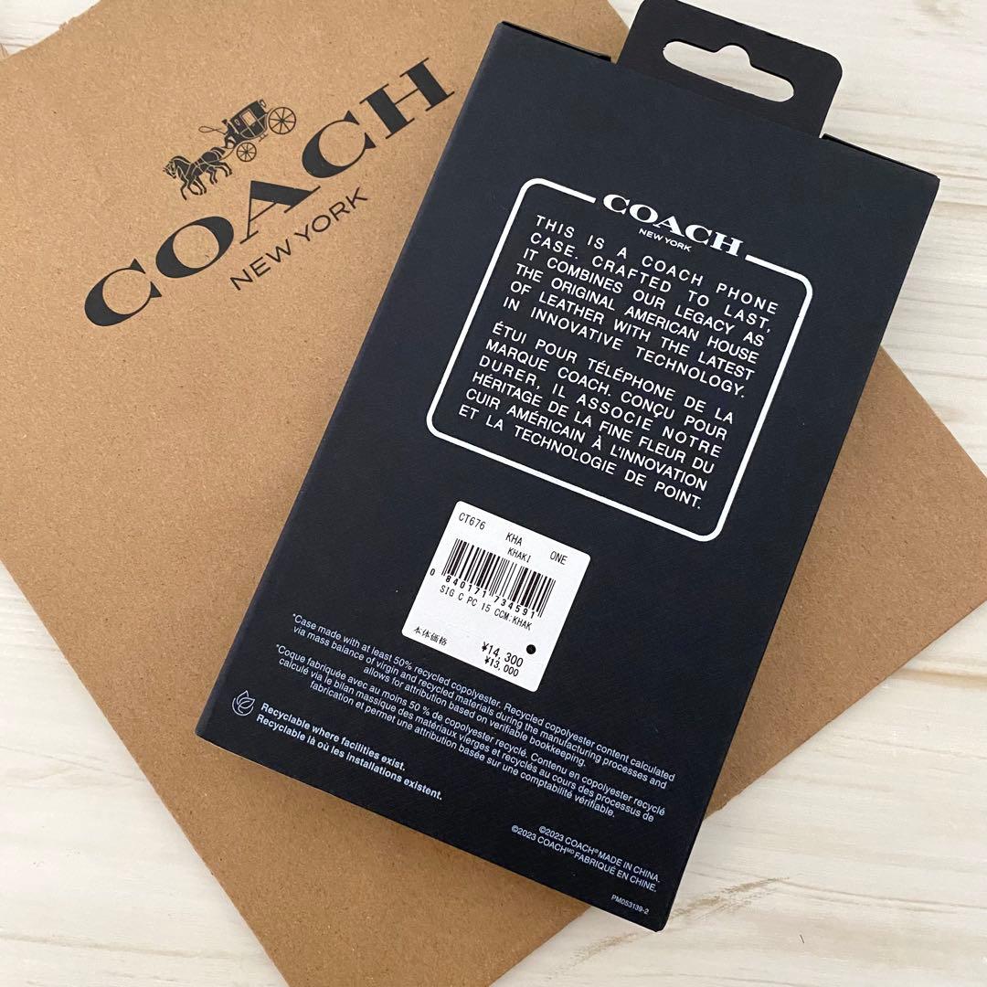 50 COACH コーチ iPhoneケース iPhone15 対応ケース