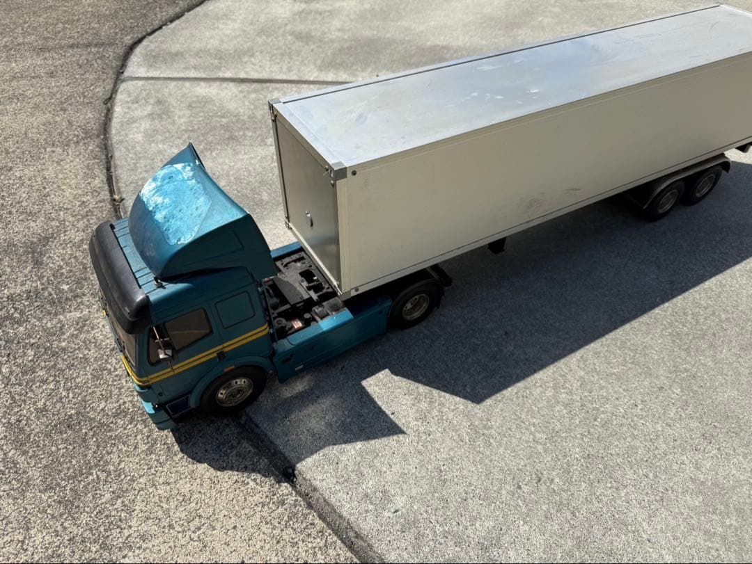 タミヤ 電動RC 1/14 ベンツ パネルバントラックセット ジャンク