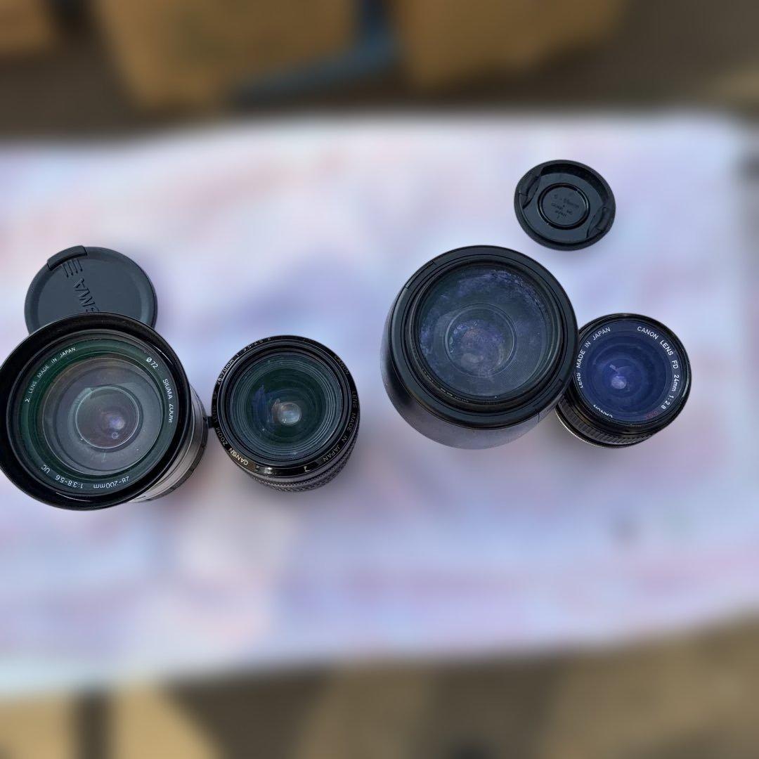 Canon、SIGMA.レンズセット、写真参照
