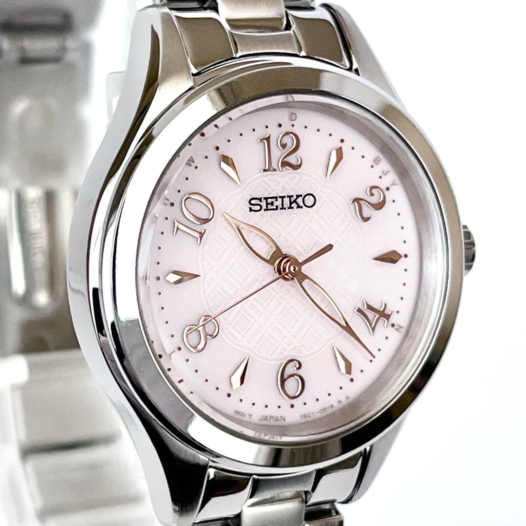 セイコー SEIKO レディース腕時計 稼働 電波ソーラー 磨き済み s2105