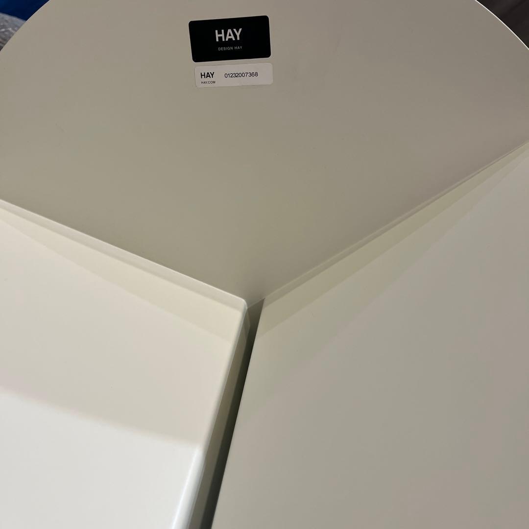 kaji___a  ヘイ　サイドスリットテーブル　ホワイト