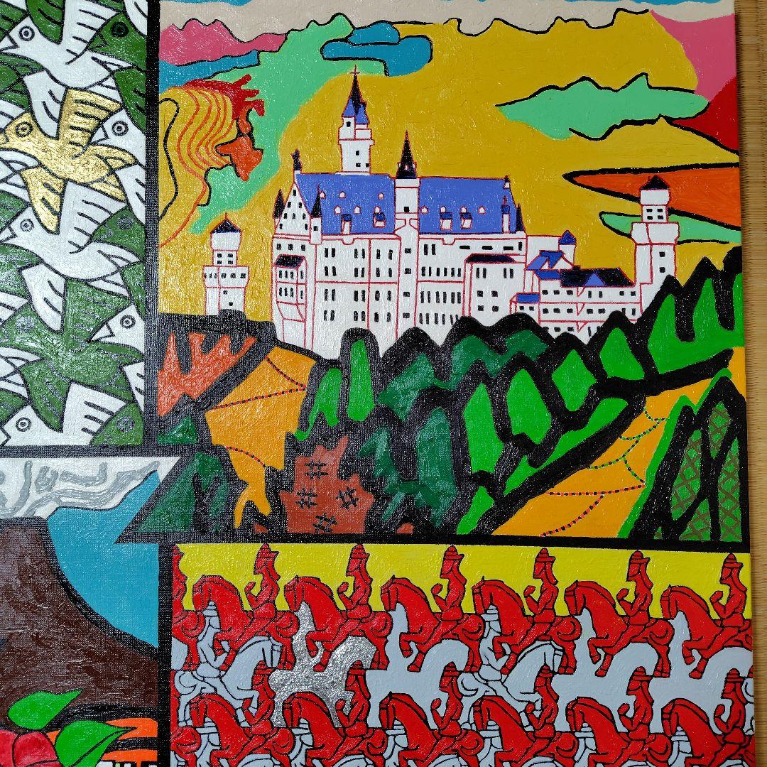 FRONT LINE Ⅰ F20号油彩画