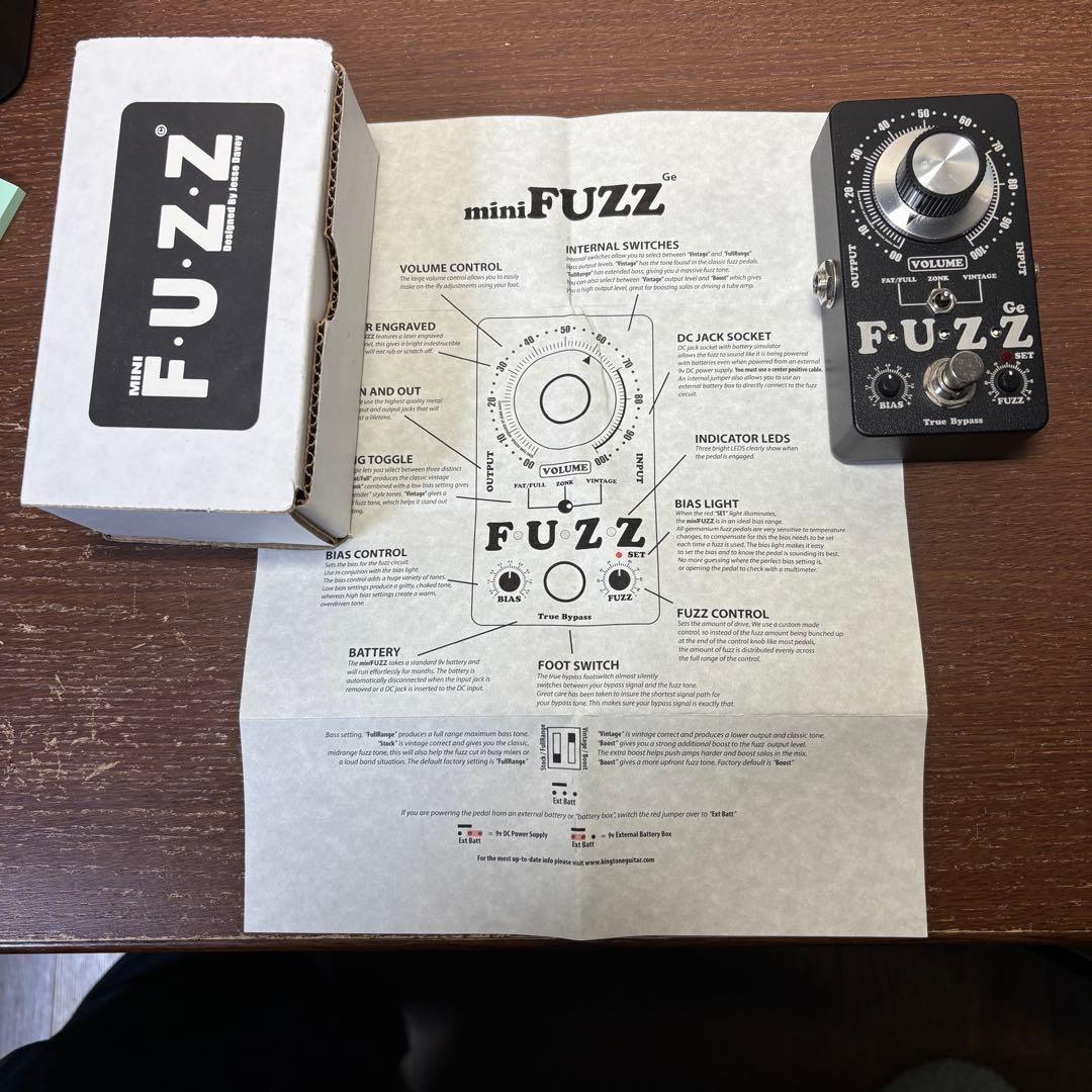 ギター KING TONE GUITAR mini FUZZ Ge NKT275 x2