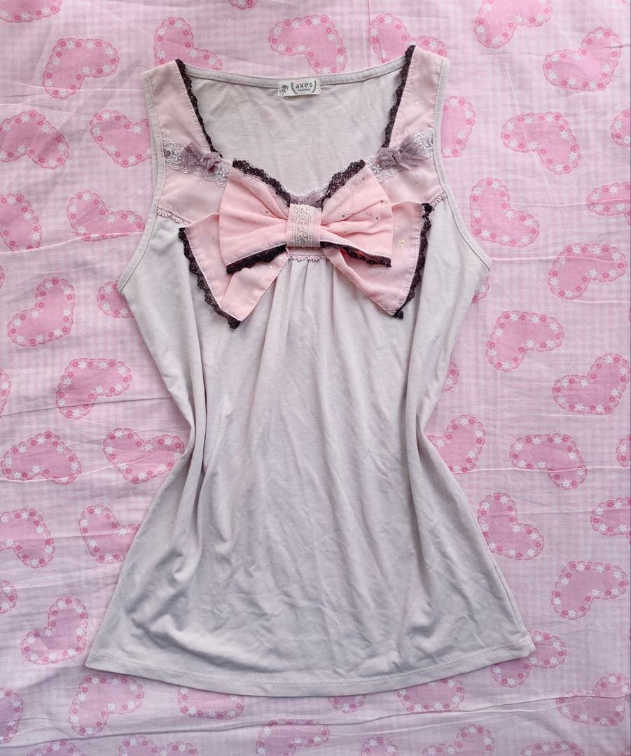 Axesアクシーズファム　BIGリボン　姫ロリ y2k coquette 00s