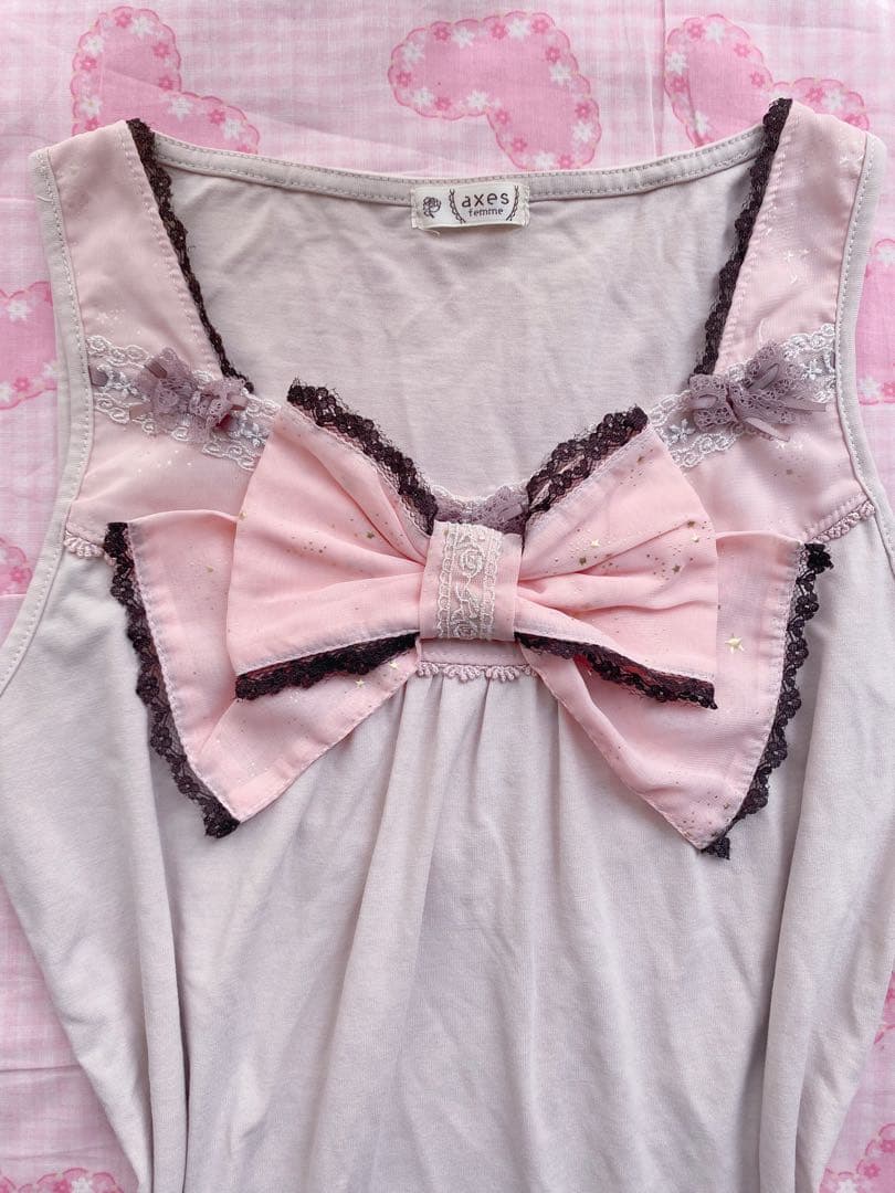 Axesアクシーズファム　BIGリボン　姫ロリ y2k coquette 00s