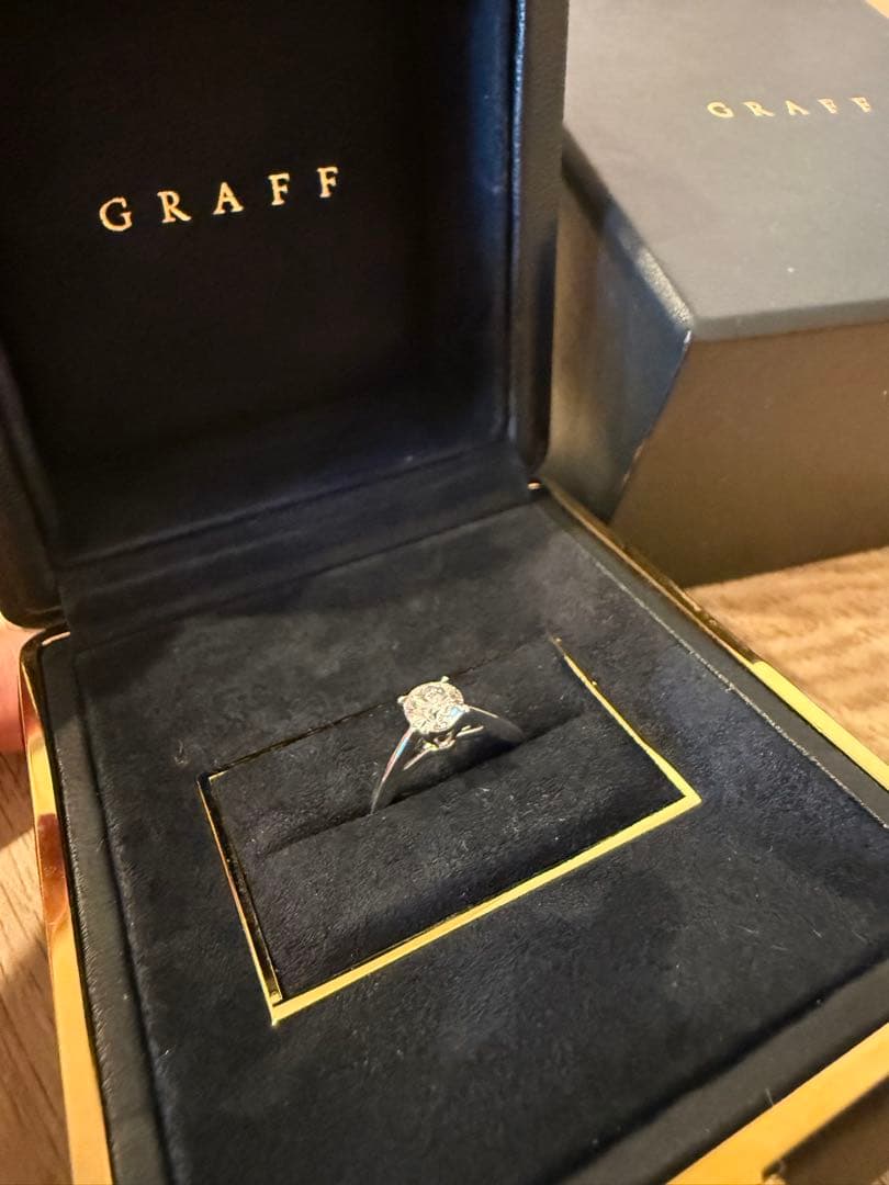 GRAFF パラゴンソリテールリング0.60ct 8号