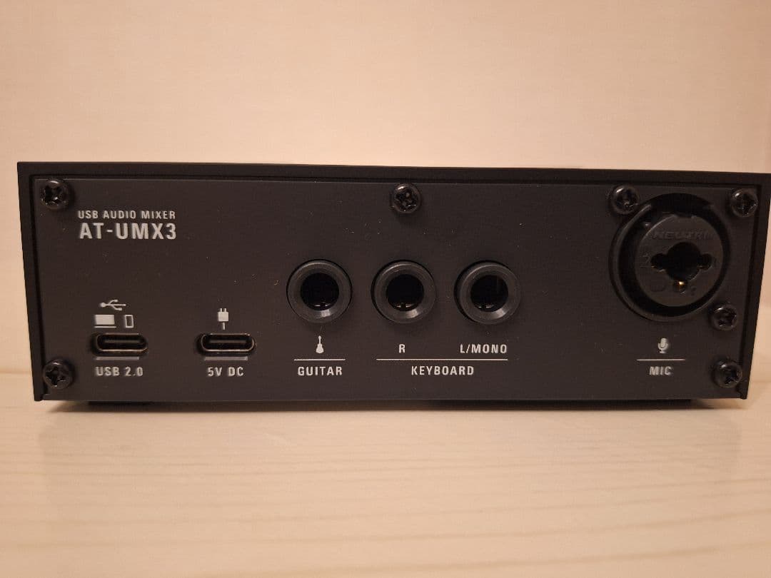 【美品】AT-UMX3 USBオーディオインターフェイス