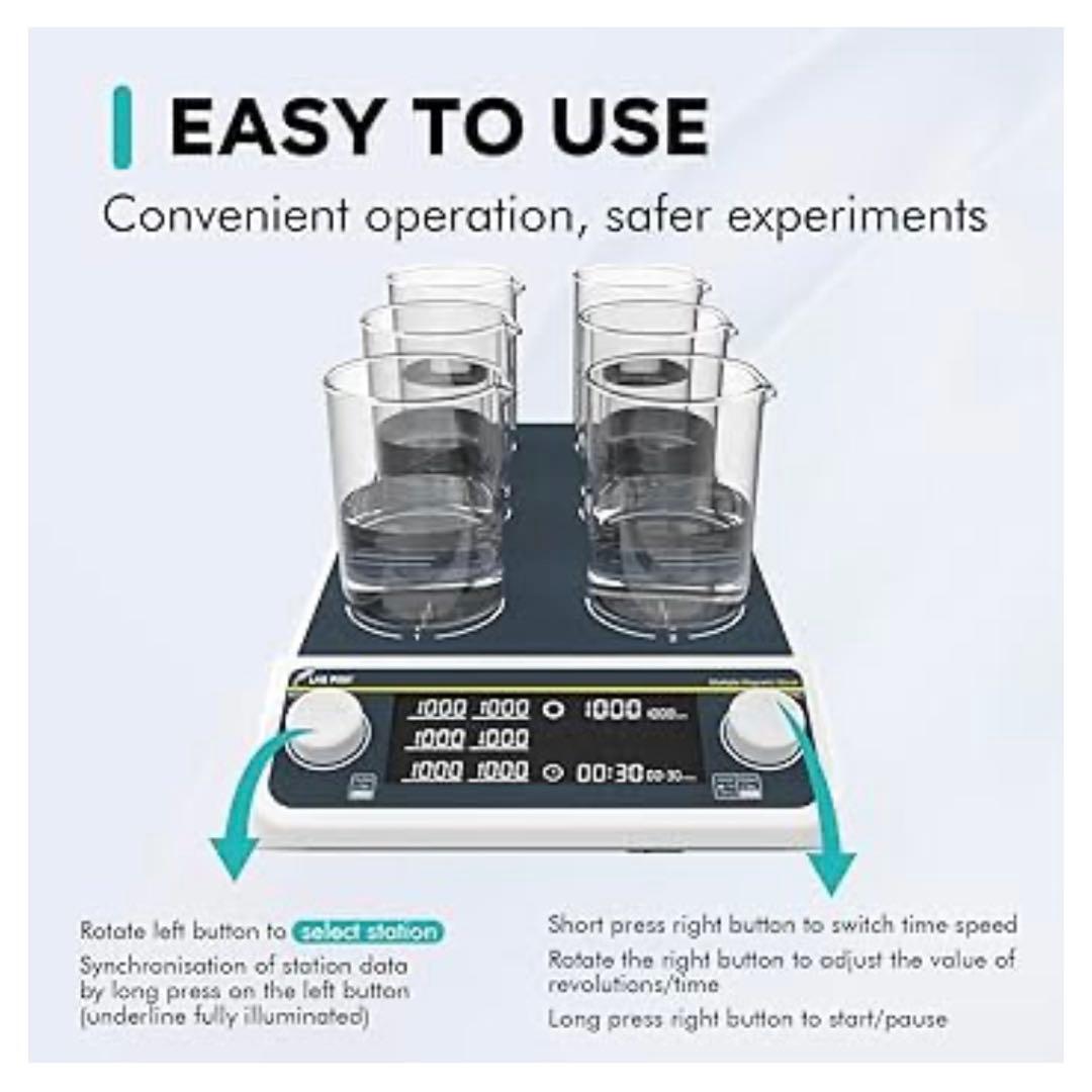 新品】LAB FISH 6連スターラー MMS6Pro 個別制御 500ml×6