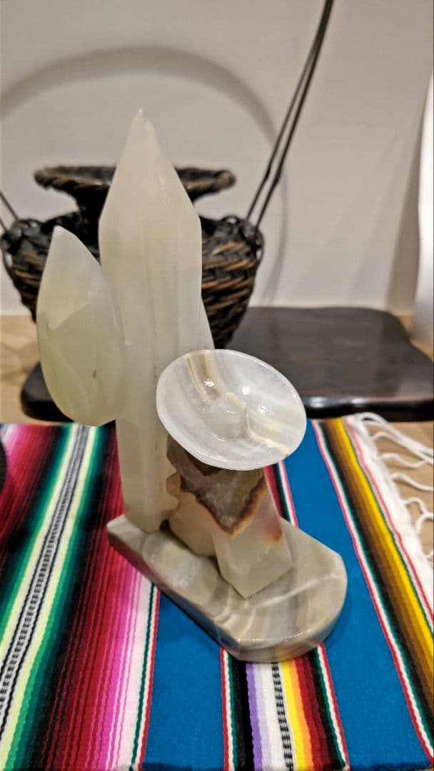 メキシコの置物　石　オブジェ