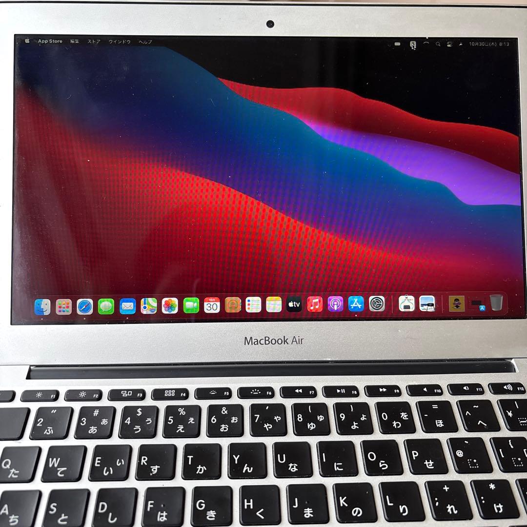 MacBook Air 2013年版 シルバー ステッカー多数