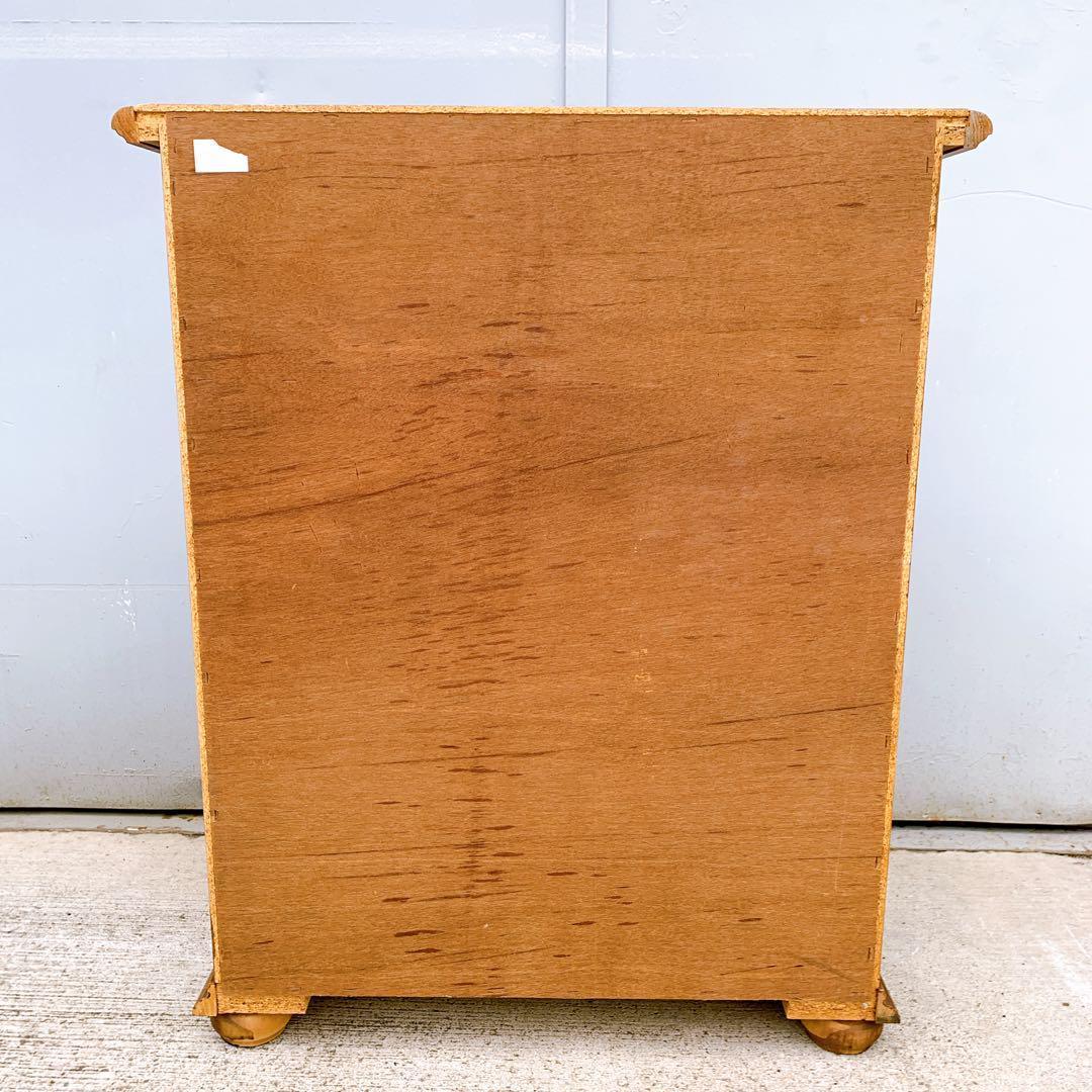 【稀少家具】イタリア 象嵌ライティング ビューロー レトロ机 木製 デスク