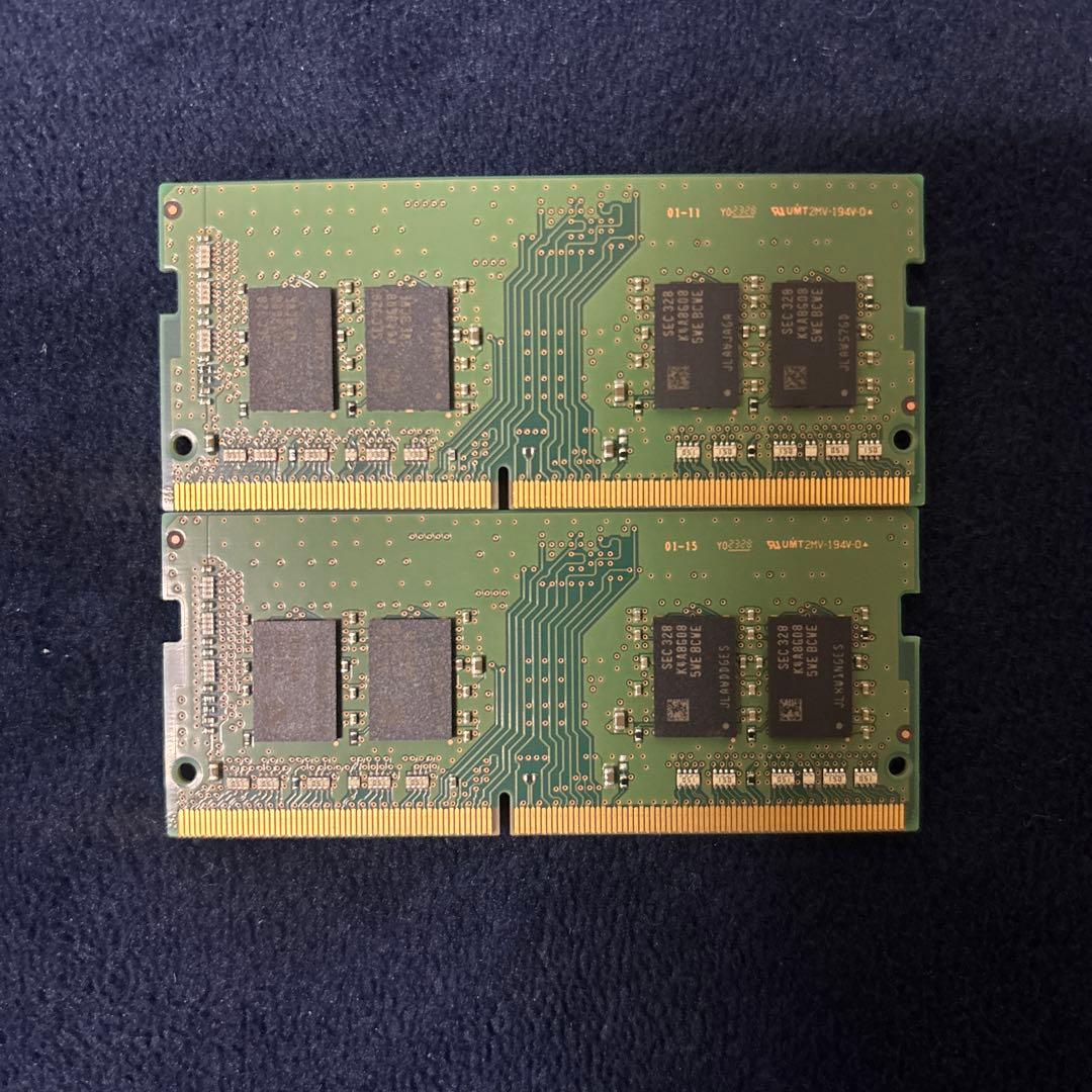 ハ*ル様 Samsung製　ddr4　3200MHz 8GB×二枚のセット