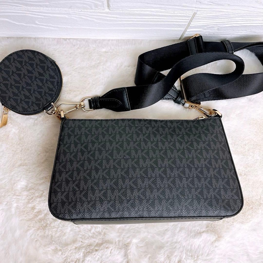 未使用☆MICHAEL KORSマイケルコース2wayショルダーバッグ 小銭入れ