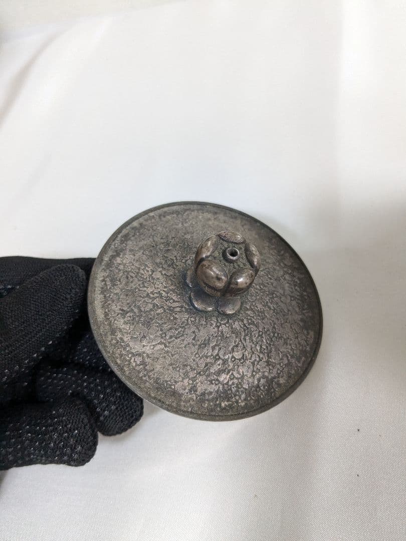 銀製 銀瓶 約220g 宝珠形湯便 茶瓶