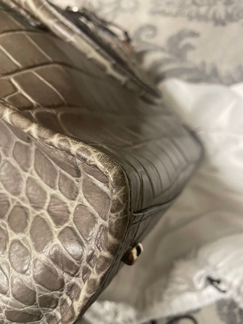 美品☆COACH☆バッグ☆本革☆グレー