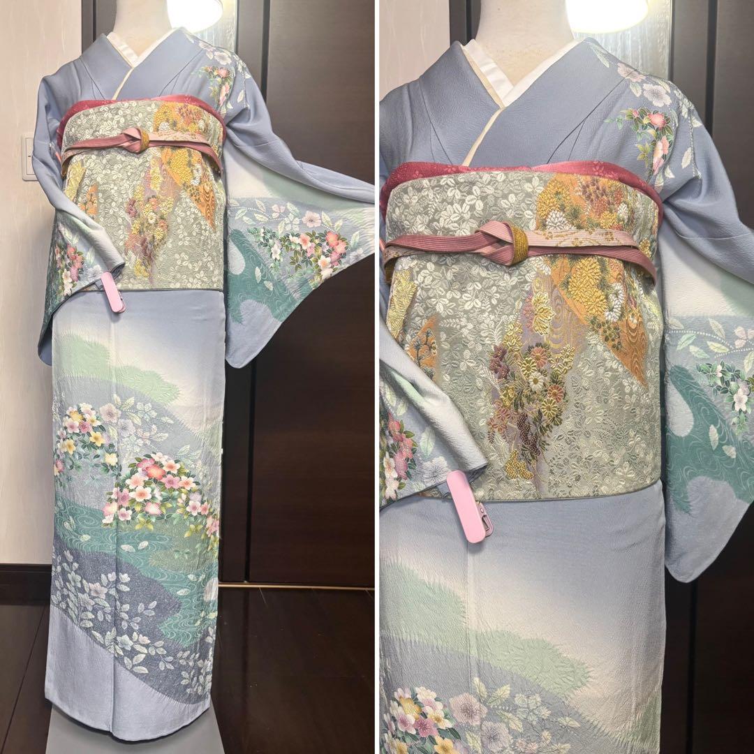 絞り　訪問着　フルセット　入学式　卒業式　お宮参り