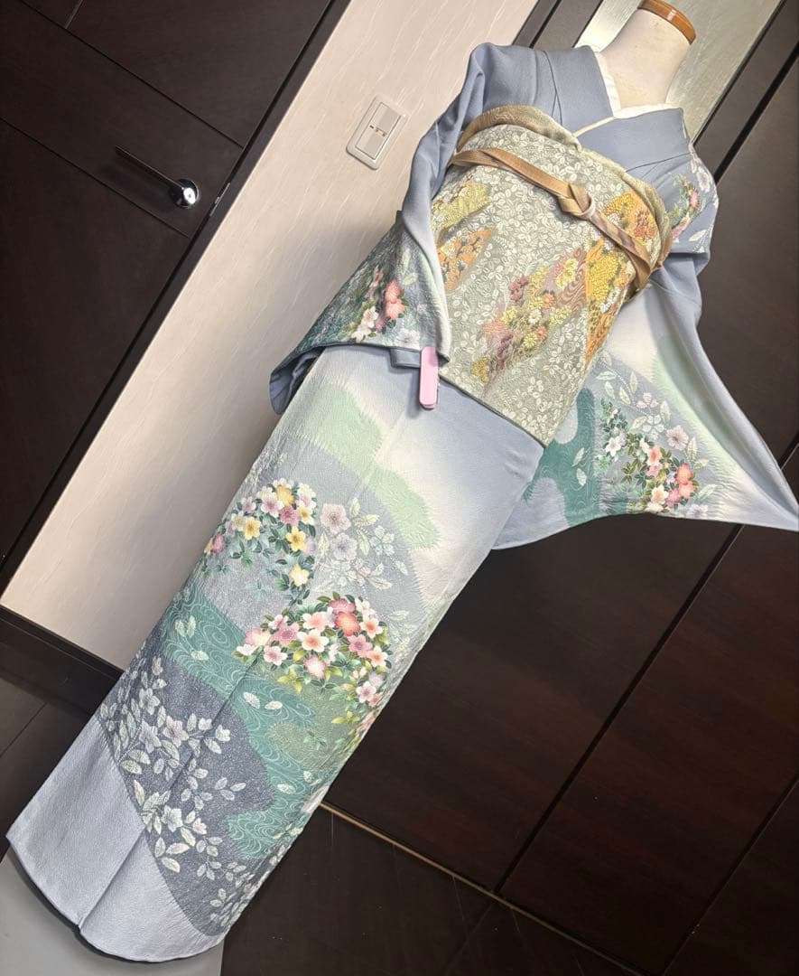 絞り　訪問着　フルセット　入学式　卒業式　お宮参り