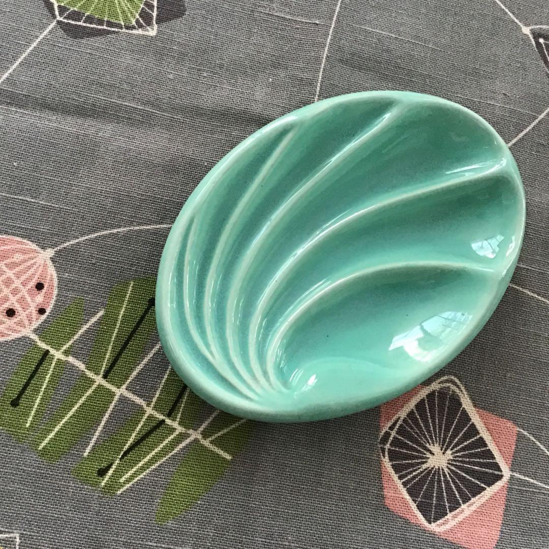 50s 60s アメリカ ビンテージ セラミック 小物入れ 灰皿