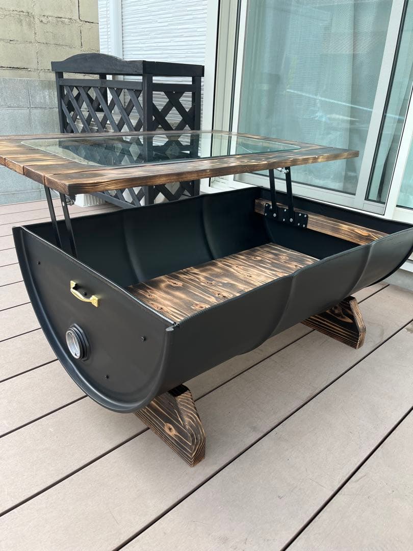 Q　ドラム缶テーブル　高さ10cm追加