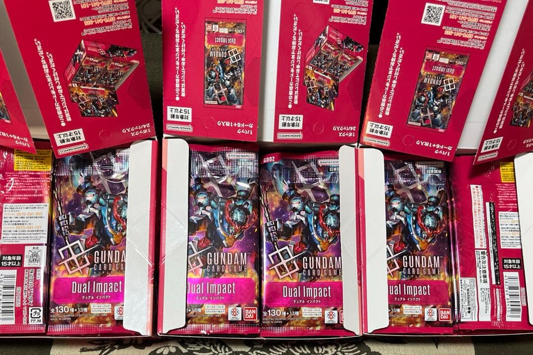 ガンダムカードゲーム 112パック未開封 Dual Impact [GD02]