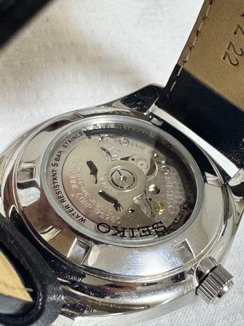 SEIKO RECRAFT 自動巻き機械式 メンズ 腕時計