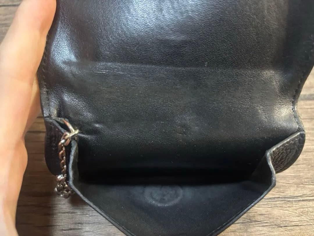 し*0様 【HERMES】ドゴン　コンパクト　ケース　キーケース　ブラック