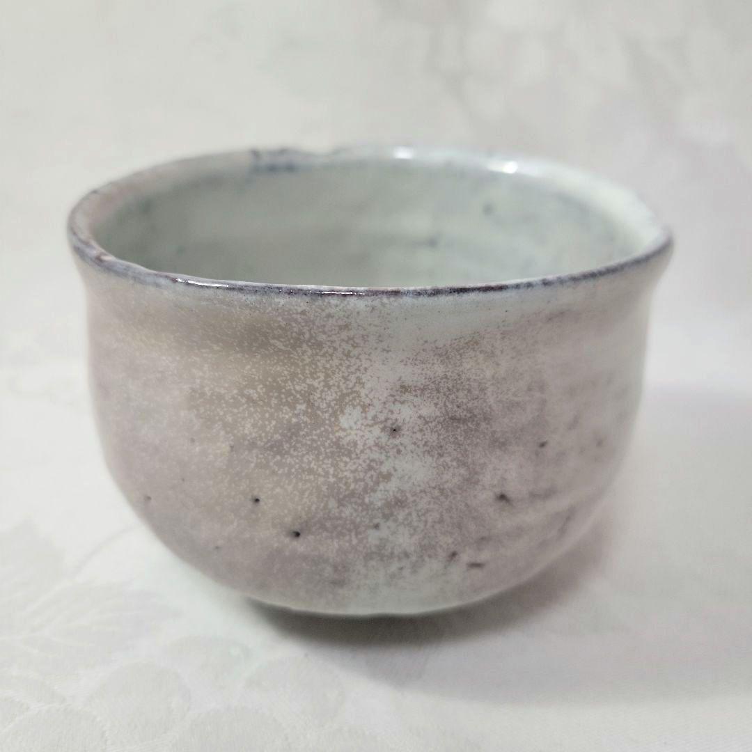 三輪　栄造　作　　白萩茶碗