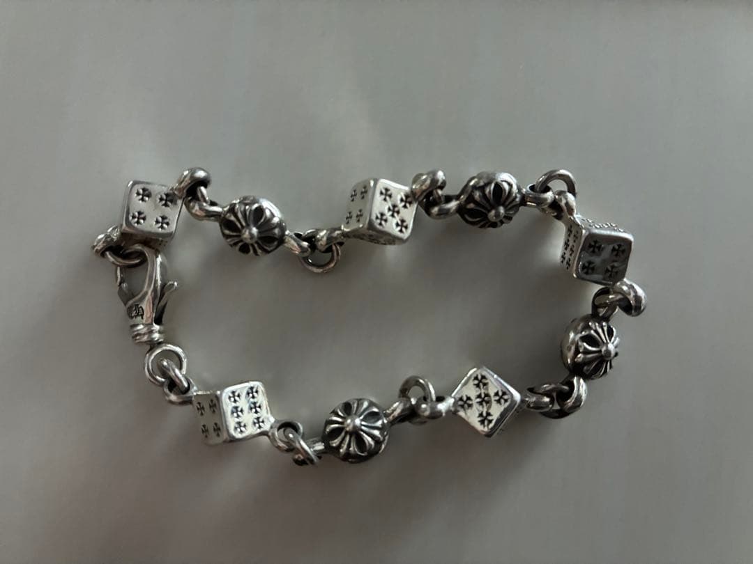 クロムハーツDICE NO1 CRSBLブレスレット。