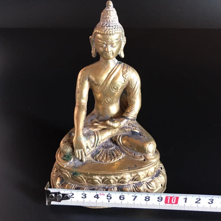 時代物 仏教美術 古銅 仏像 置物
