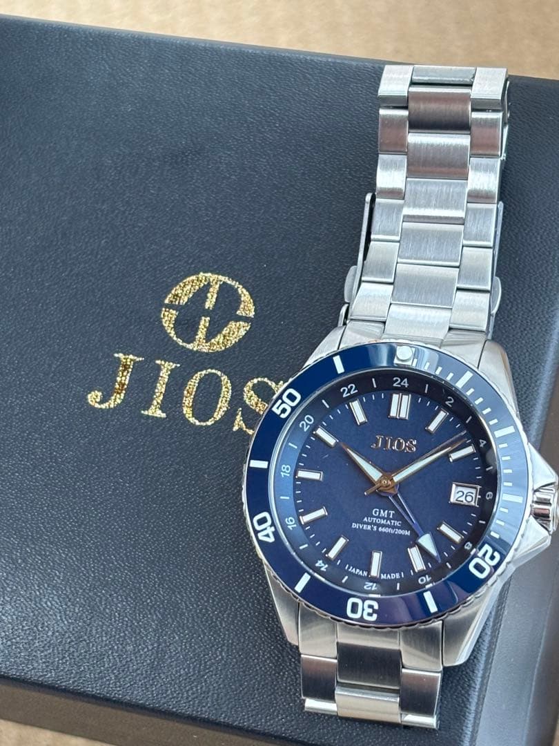 ひ*。様 メンズ機械式腕時計　JIOS GMT DIVERS 104 ダイバーズ