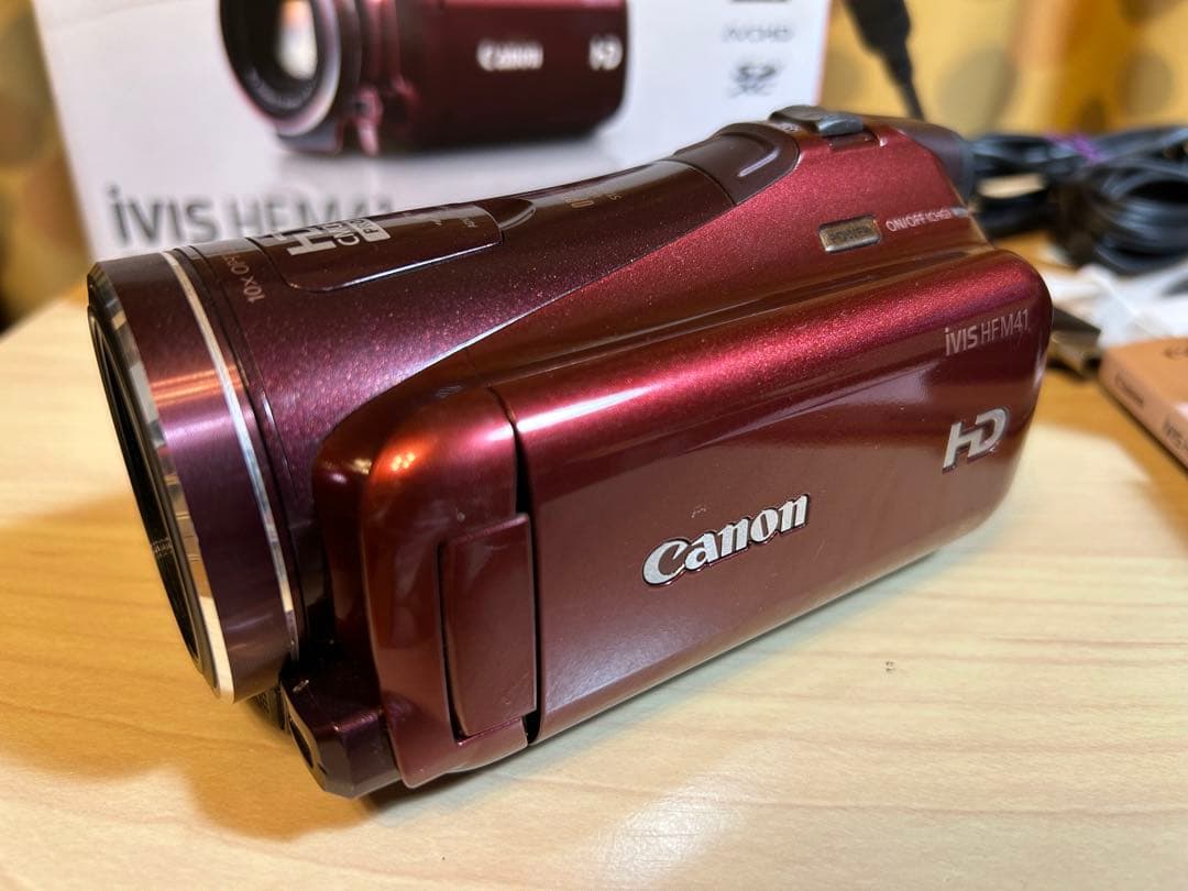 ★極美品★　Canon IVIS HF M41 赤　※値段交渉歓迎