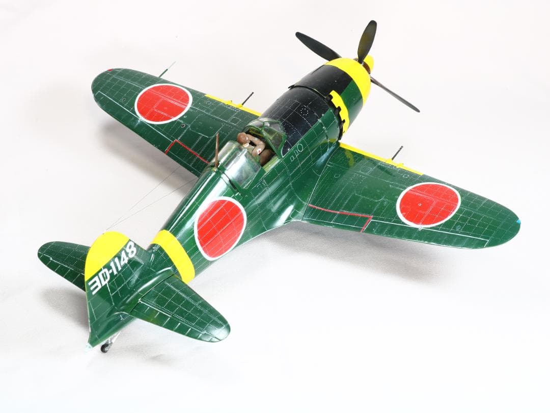 ハセガワ　1/32スケール　雷電　二一型　完成品