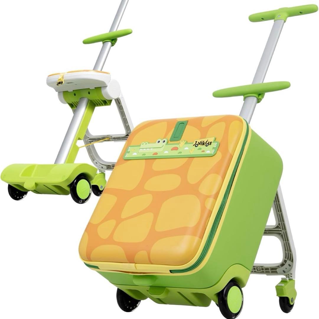 人気 Jovikids 乗れるキャリーケース 32L スーツケース 折りたたみ式