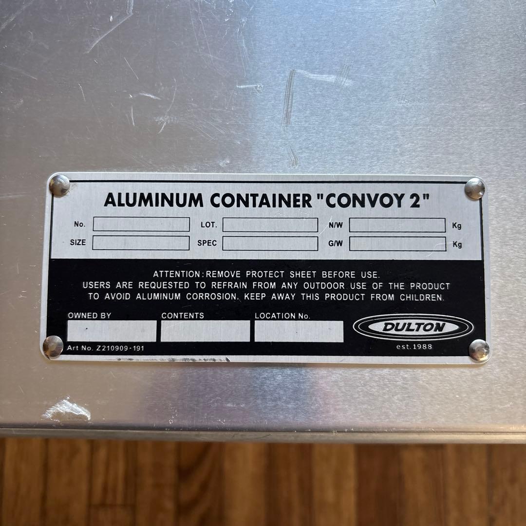 専用DULTON アルミニウムコンテナ S 薪プレゼント