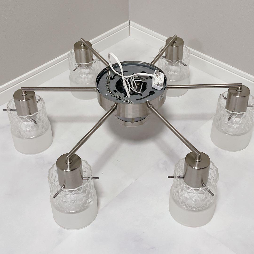 れ*ん様 ODELIC 調光　調色シャンデリア6灯 OC257010PC 10畳