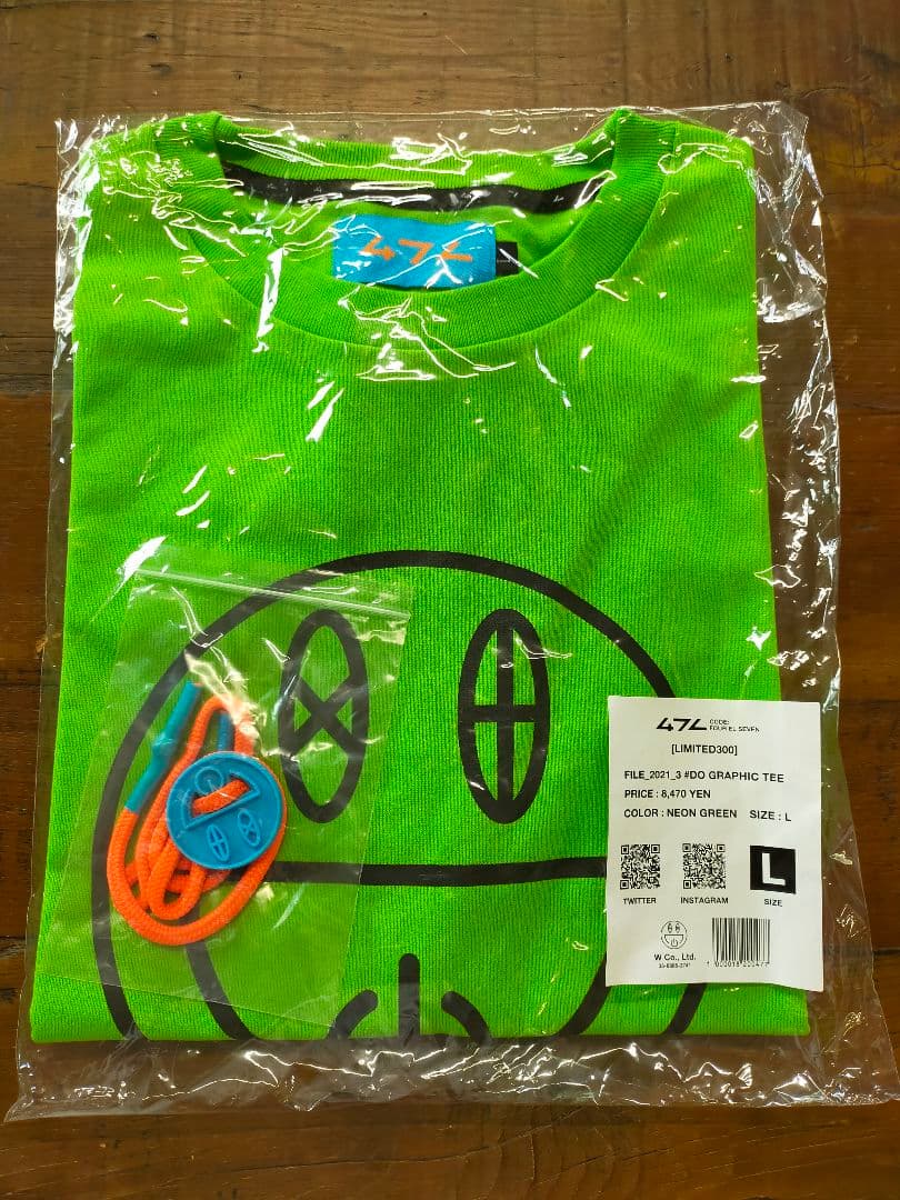 code47L ネオン プリントTシャツ TKCH タイショウ DO-0001