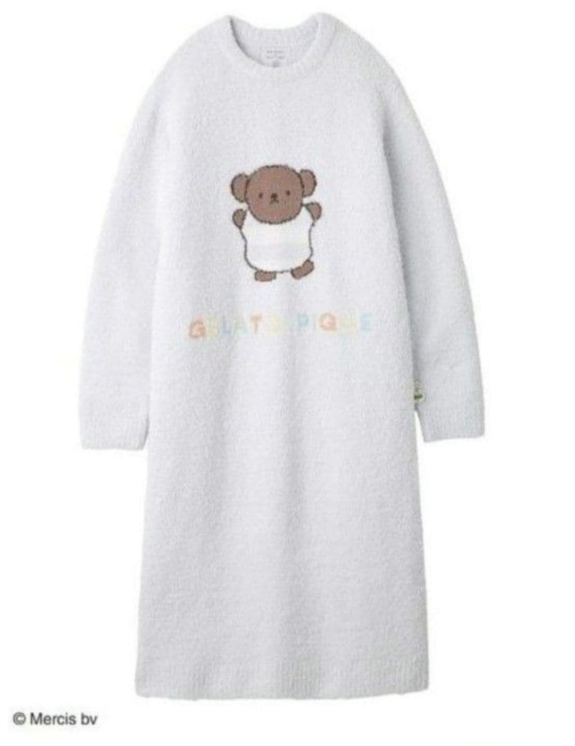 ジェラートピケ　ベビモコジャガードワンピース 　ボリス