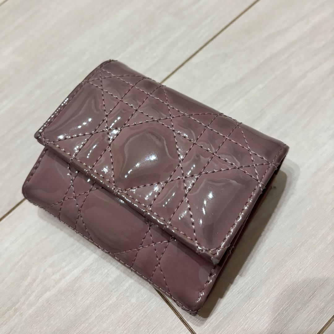 DIOR Lady Dior Lotus ウォレット ラベンダー